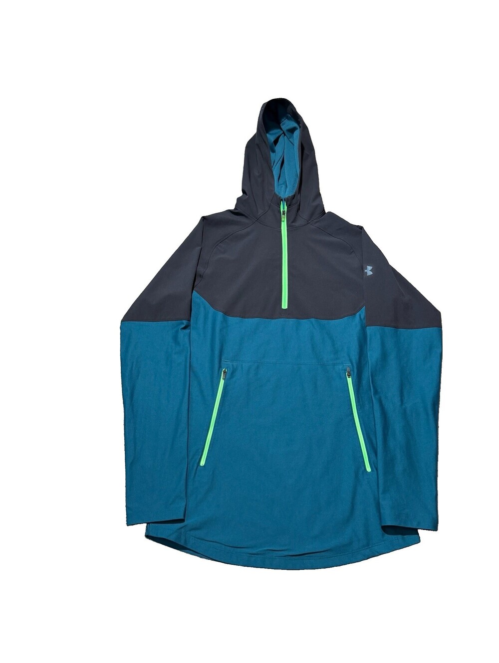Under Armour Mens Half Zip Threadborne Vanish Popover Hoodie Jacket Small